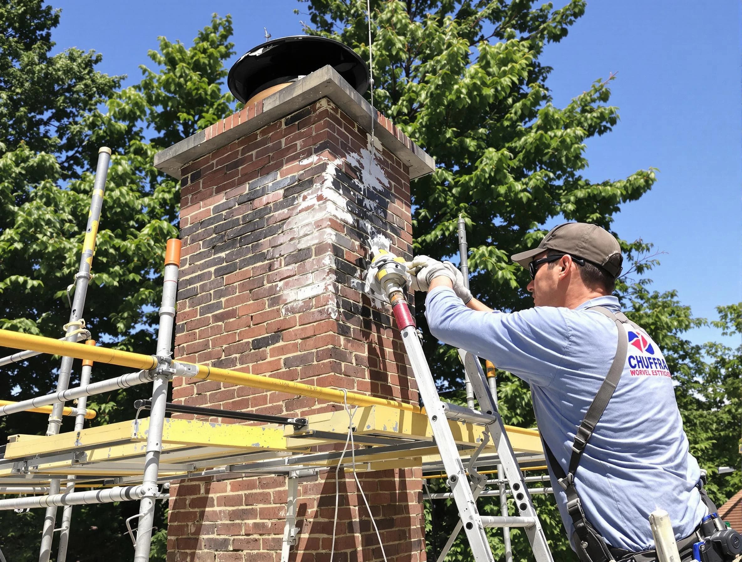 Structural chimney repair by Los Lunas Chimney Sweep in Los Lunas, NM