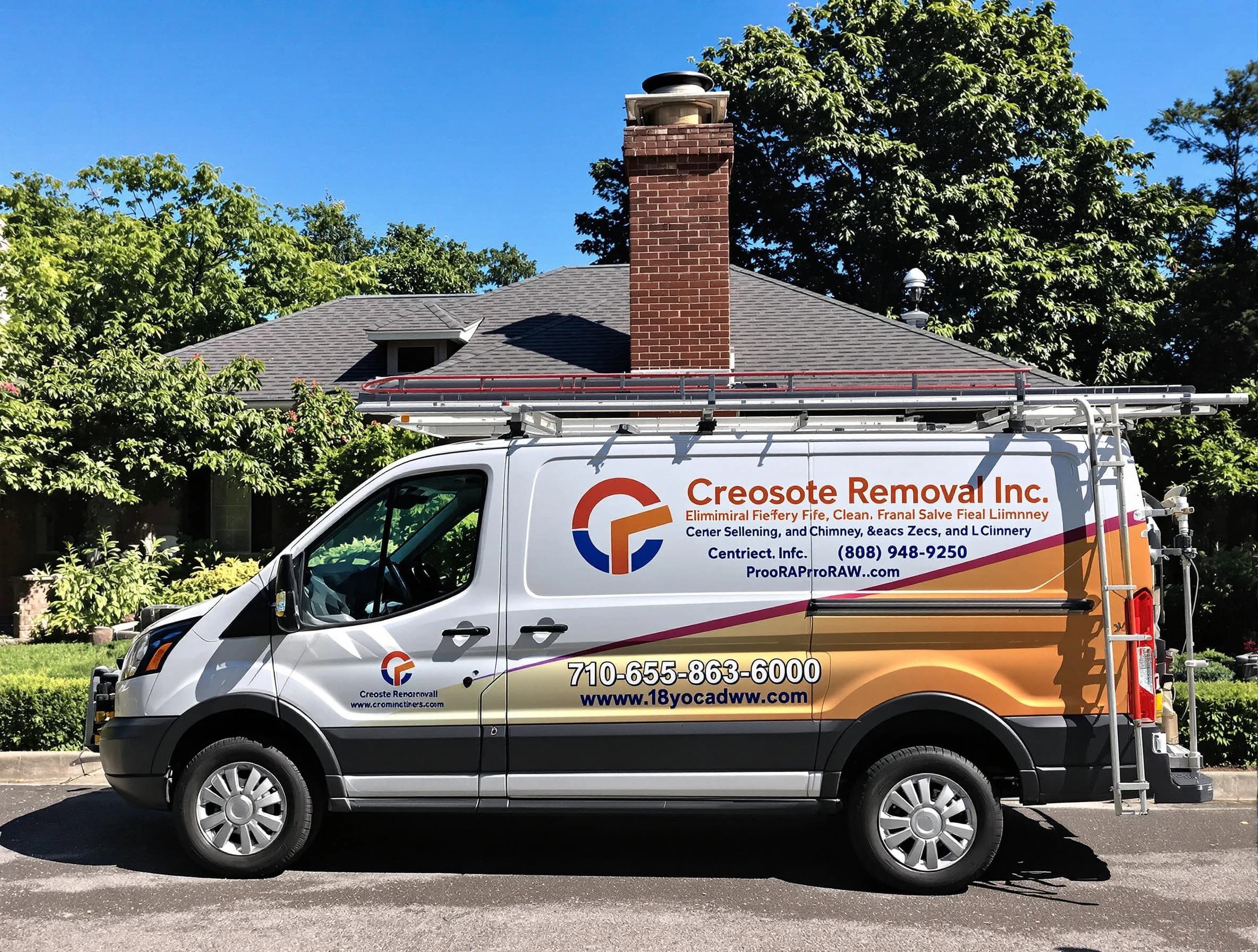 Los Lunas Chimney Sweep technician removing creosote safely in Los Lunas, NM