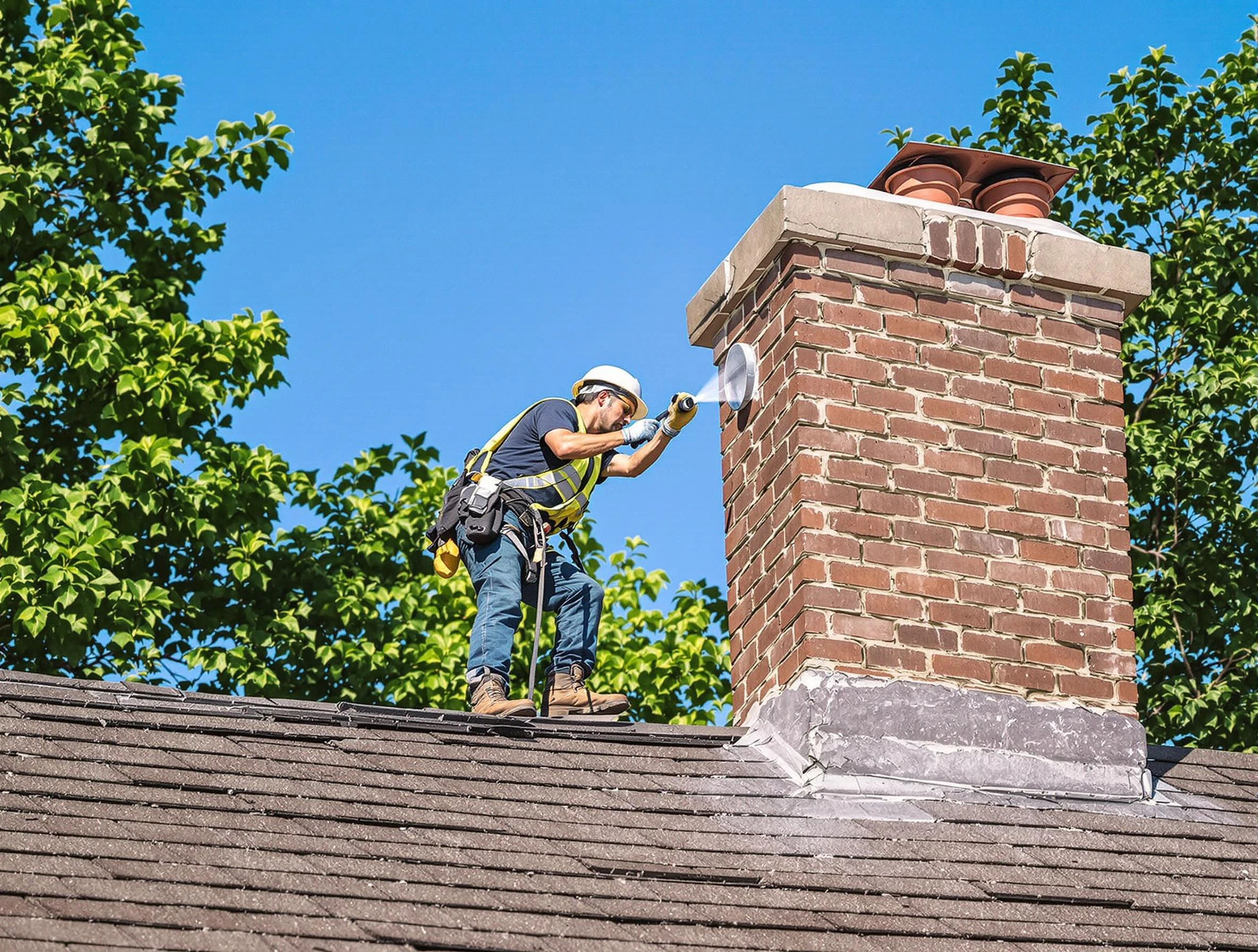 Los Lunas Chimney Sweep performing an inspection with advanced tools in Los Lunas, NM